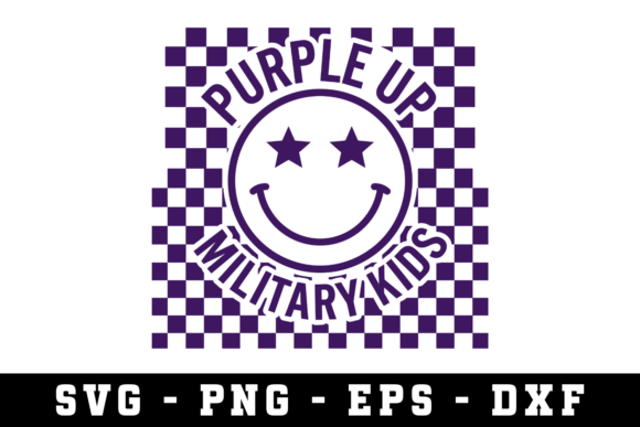 Celebrating Service: A Guide to Using the Purple Up Military Kids SVG