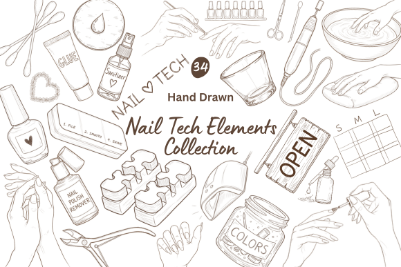 Elevate Branding with Hand-Drawn Nail Art
