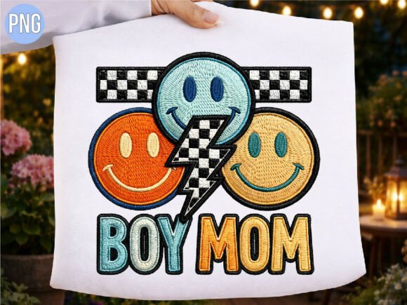Elevating Brand Identity with the Boy Mom Smiley Retro Patch PNG: A Strategic Asset for Modern Creators