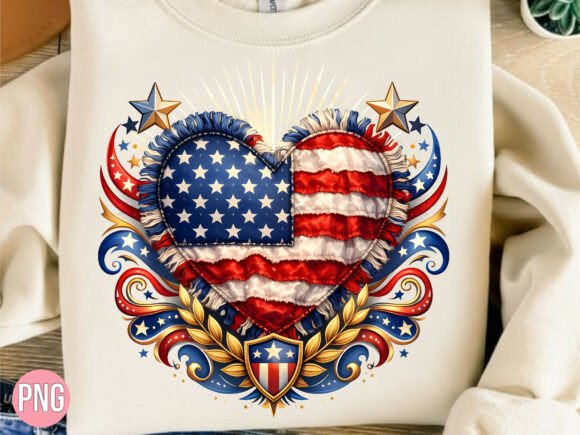 Elevating Brand Identity with the Patriotic USA Flag Heart Shield PNG: A Strategic Asset for Modern Creators