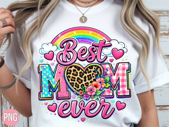 Elevating Personalized Gifting with the Best Mom Ever Rainbow Leopard PNG: A Strategic Asset for Creators