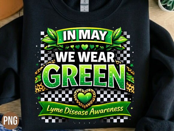 Lyme Disease Awareness Green T-shirt PNG: A Versatile Digital Asset for Advocacy and Design