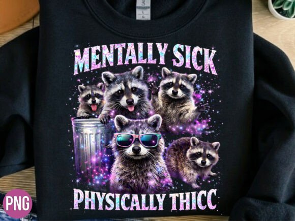 Raccoon Trash Panda PNG: Cute & Funny Design